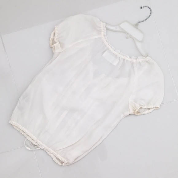 ABERCROMBIE & FITCH cream blouse - Picture 7 of 7